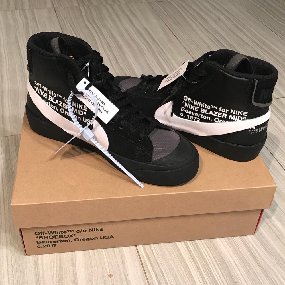 Nike Off-White Blazer Mid Grim Reaper Size 6